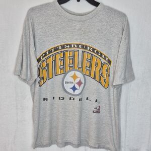 Vintage 1998 Pittsburgh Steelers Riddell T Shirt Size X Large